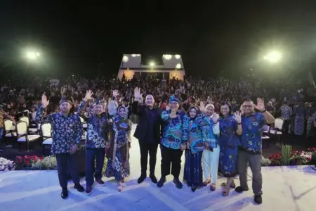 Tampilkan Kreativitas Perajin Lokal, Pemkot Mojokerto Kembali Gelar Mojo Batik Festival 2025 Foto BeritaJatim.com