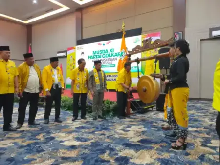 Musda Golkar Kota Pasuruan Digelar, DPD Jatim Tekankan Penguatan Konsolidasi Foto BeritaJatim.com