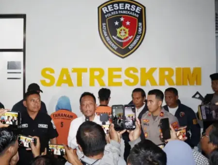 Tersangka Kasus di Lesong Dhaja Pamekasan Terancam Hukuman Seumur Hidup Foto BeritaJatim.com