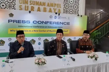 Menag Nasaruddin Ungkap 80 Ponpes Rawan Ambruk Foto BeritaJatim.com