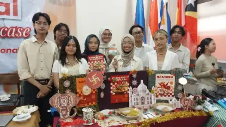 Saat Mahasiswa Merayakan Cita Rasa 12 Negara di Universitas Jember Foto BeritaJatim.com