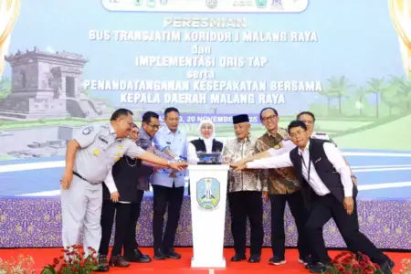 Trans Jatim Gajayana Resmi Meluncur, Malang Raya Masuki Era Baru Transportasi Publik Foto BeritaJatim.com