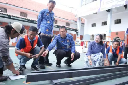Gandeng Mitra Internasional, Lapas Mojokerto Latih Warga Binaan Bidang Las Foto BeritaJatim.com