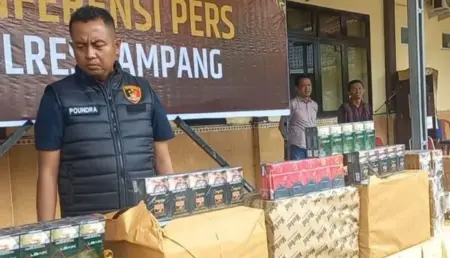 Polres Sampang Kesulitan Ungkap Dalang Kasus Rokok Ilegal Foto BeritaJatim.com