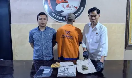 Ganja Seberat 32,86 Gram Diedarkan di Banyuwangi, Satu Orang Tertangkap Foto BeritaJatim.com