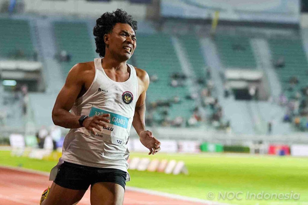 Perjuangan Lalu Zohri Berbuah Perak SEA Games 2025 di Tengah Pemulihan Cedera ACL Foto BeritaJatim.com