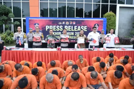 Sepanjang 2025, Kasus Narkoba, Curat dan Curanmor Mendominasi di Gresik Foto BeritaJatim.com
