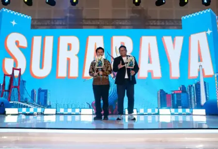 Puncak Livin’ Fest Surabaya Catat Sinergi Lintas Sektor, Bank Mandiri Dorong UMKM dan Industri Kreatif Foto BeritaJatim.com