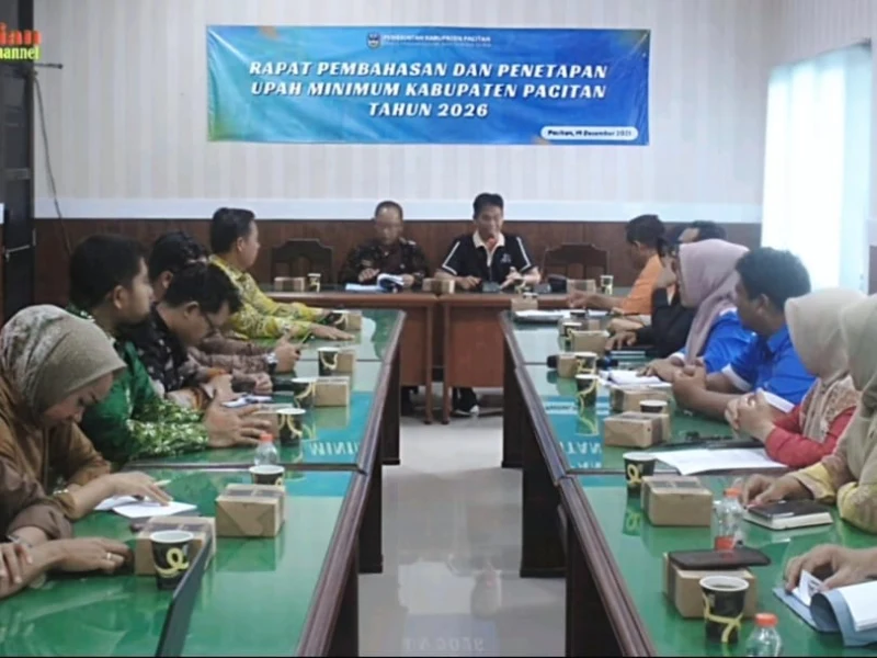 UMK Pacitan 2026 Diusulkan Naik 5,57 Persen, Jadi Rp2,49 Juta Foto BeritaJatim.com