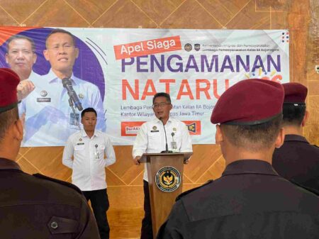 Lapas Bojonegoro Gelar Apel Siaga Nataru, Perkuat Sinergi dengan TNI-Polri Foto BeritaJatim.com