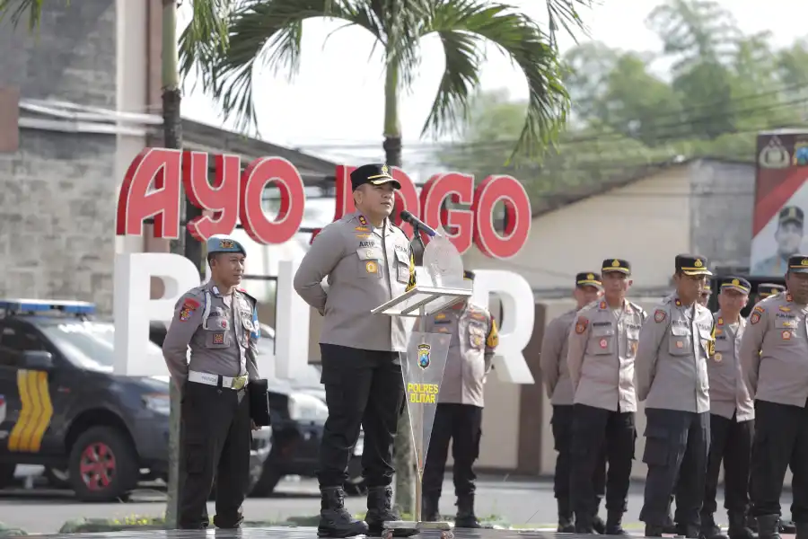 Polres Blitar Larang Konvoi dan Sound Horeg di Malam Tahun Baru, Ini Sanksinya Foto BeritaJatim.com