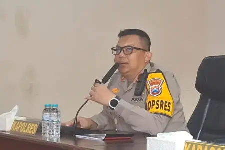 Polres Mojokerto Kota Perketat Pengamanan Usai Malam Tahun Baru 2026, Antisipasi Konvoi dan Miras Foto BeritaJatim.com
