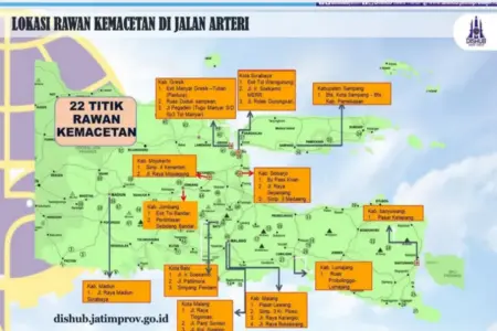Ini Titik Kemacetan Arteri, Tol dan Pasar Tumpah di Jatim Selama Libur Nataru 2026 Foto BeritaJatim.com
