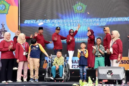 Sidoarjo Peringati Hari Disabilitas 2025, Intip Keseruannya! Foto BeritaJatim.com