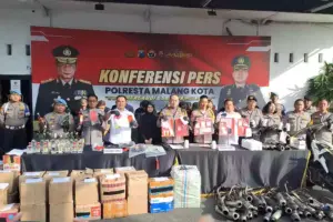 Angka Kriminalitas Kota Malang 2025 Turun Tajam 41 Persen, Kasus Narkoba Justru Naik Foto BeritaJatim.com