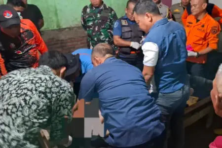 Jasad Remaja Tenggelam di Embung Gayam Bojonegoro Ditemukan 2 KM dari TKP Foto BeritaJatim.com